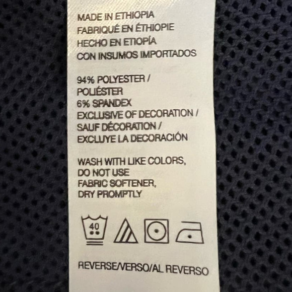 NWT Izod Big & Tall SwingFlex Straight Fit Golf Pant, Navy, 40"W x 30"L - Picture 11 of 15